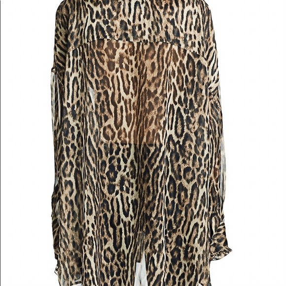 R13 drop neck tuxedo shirt. XXS - Picture 10 of 14